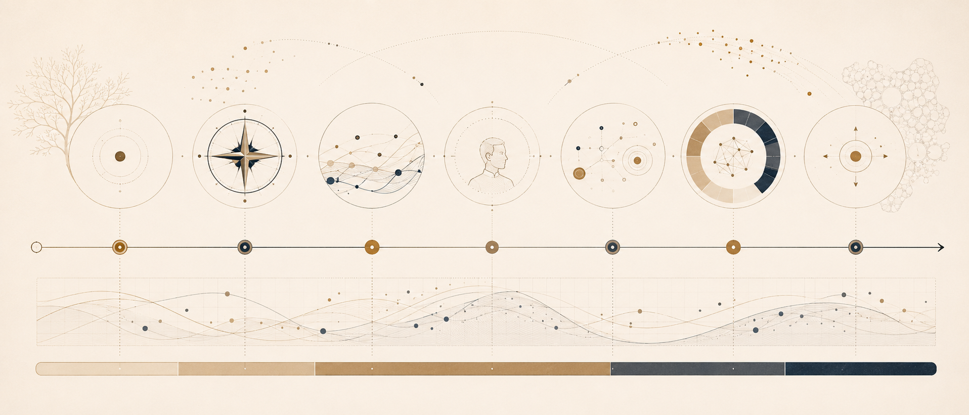 Illustrative 12-Wochen-Begleitstrecke mit Check-ins und Re-Messung